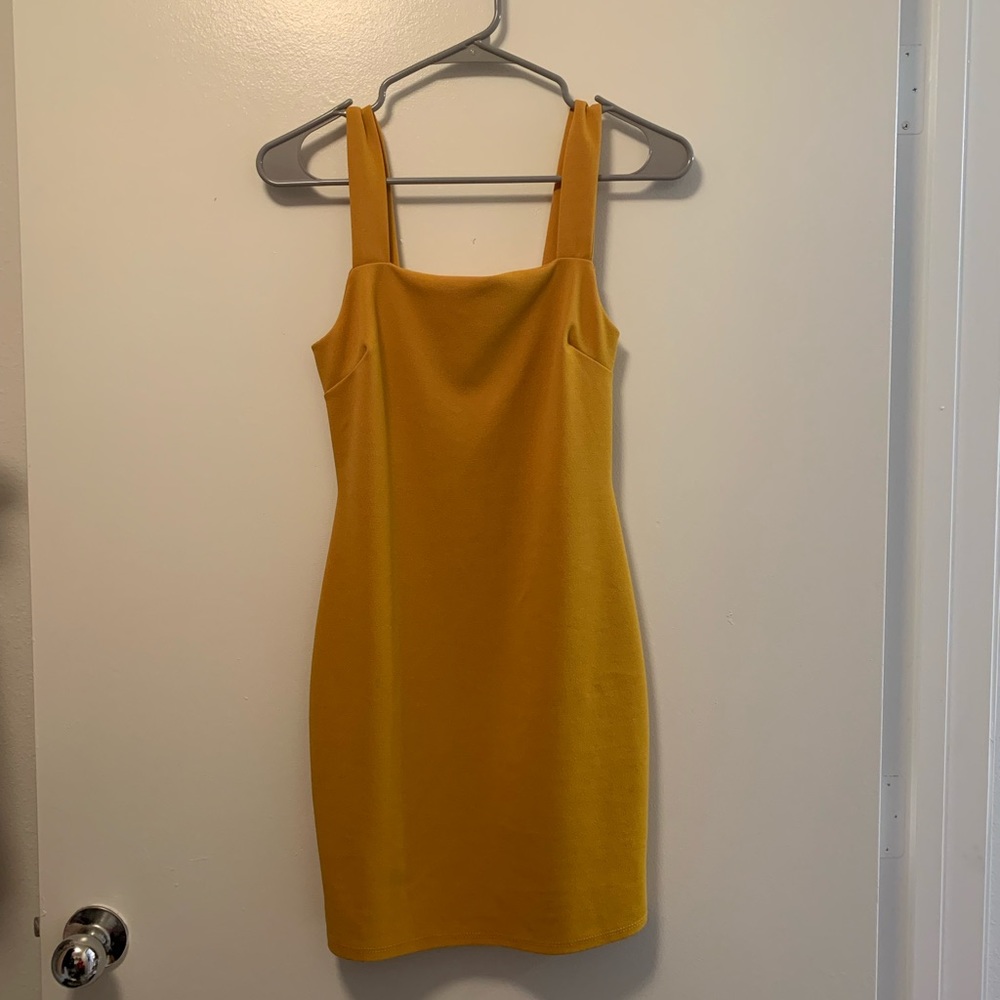 Windsor Mustard Dress